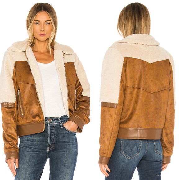 MOTHER Jackets & Blazers - Mother Trapper Keeper Vegan Sherpa Jacket